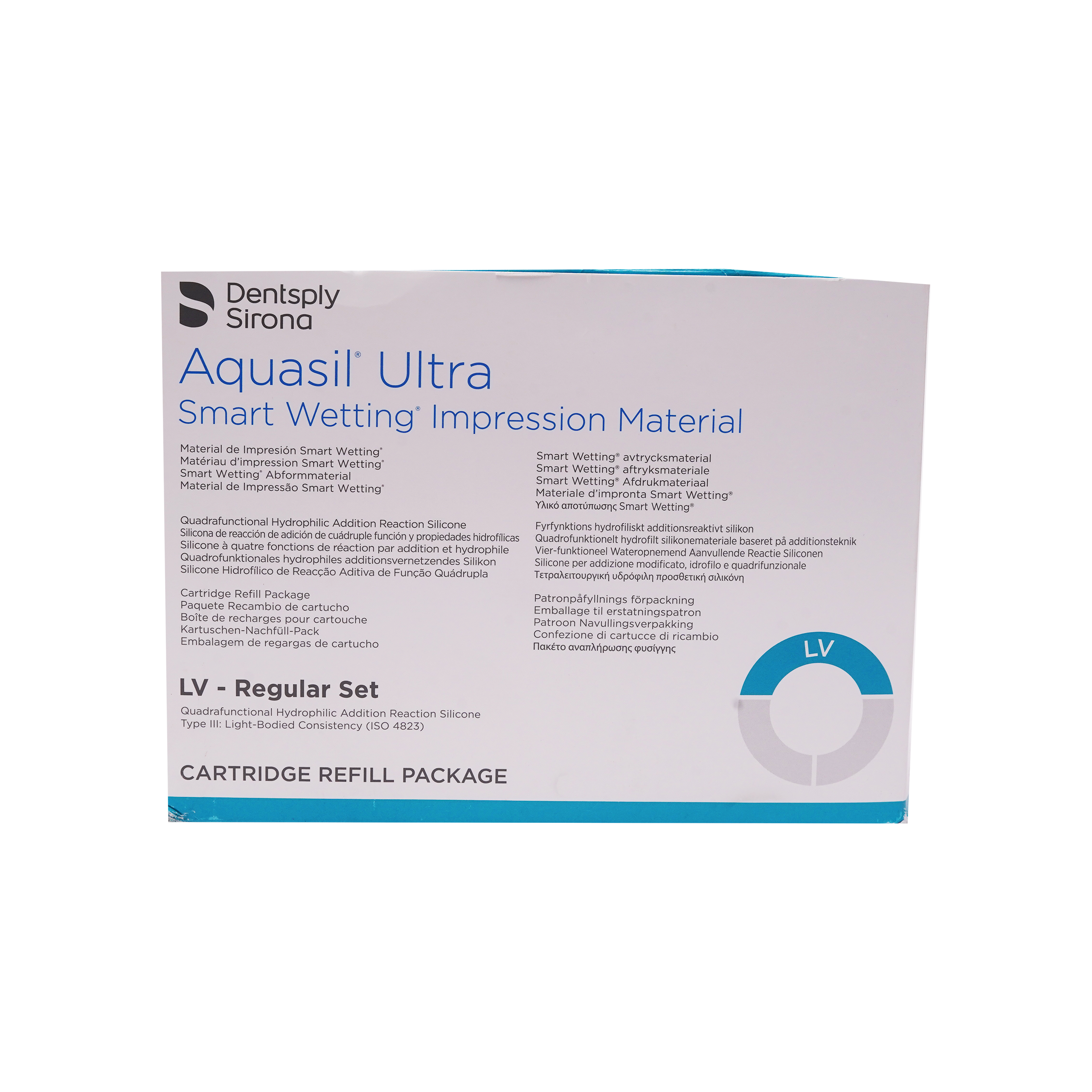 Dentsply Aquasil Ultra Smart Wetting Impression Material Light Body (Packet Of 4 Cartridge)